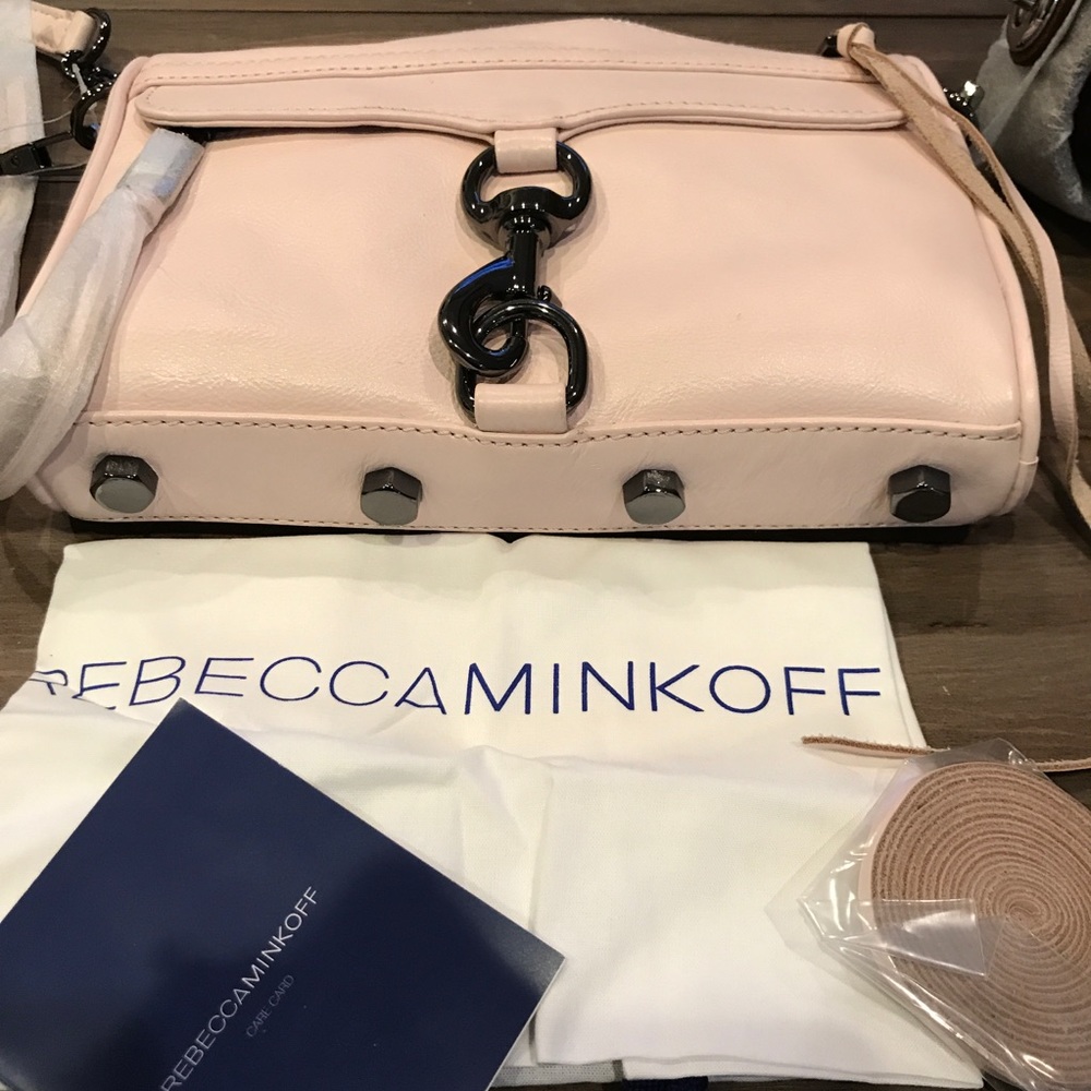 Rebecca Minkoff Mini M.A.C. crossbody soft blush - Picture 2 of 7